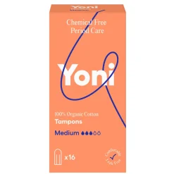 Intiemhygiëne<Yoni Biologisch Katoenen Tampons Medium 16 stuks