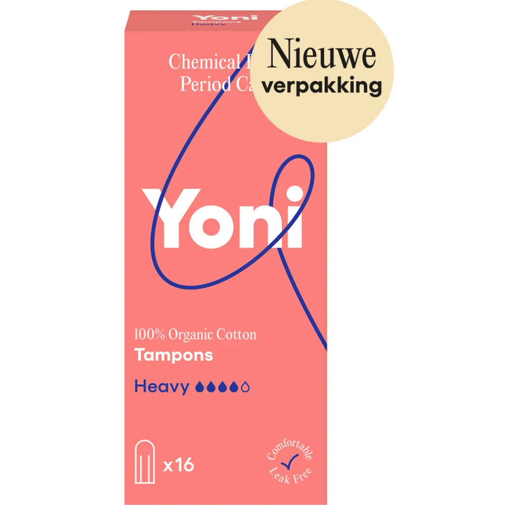Intiemhygiëne<Yoni Biologisch Katoenen Tampons Heavy 16 stuks