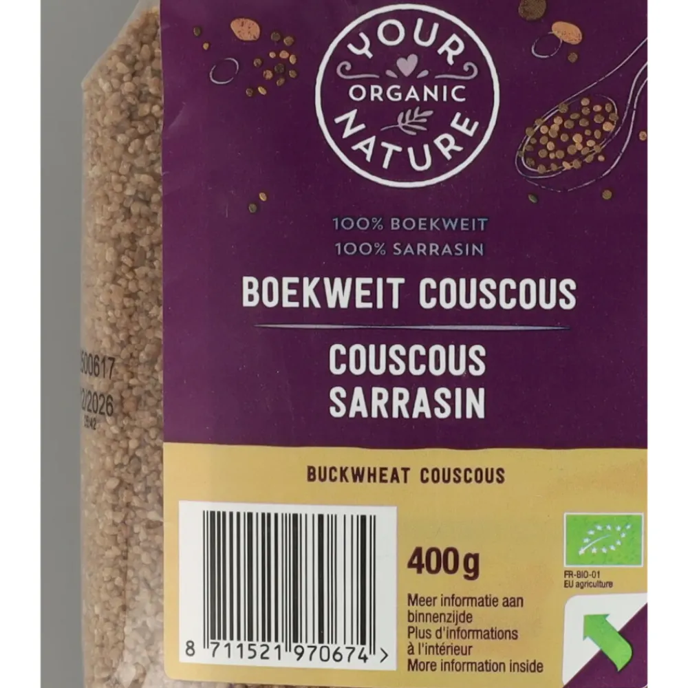 Boekwijt Couscous 400 gr^Your Organic Nature