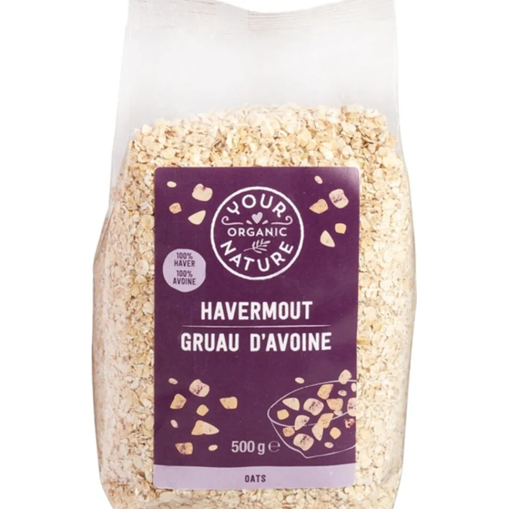Ontbijtgranen<Your Organic Nature Havermout Biologisch 500 gr