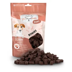 Snacks<Yummeez Soft Bonies Hondensnack Paard 165 gr