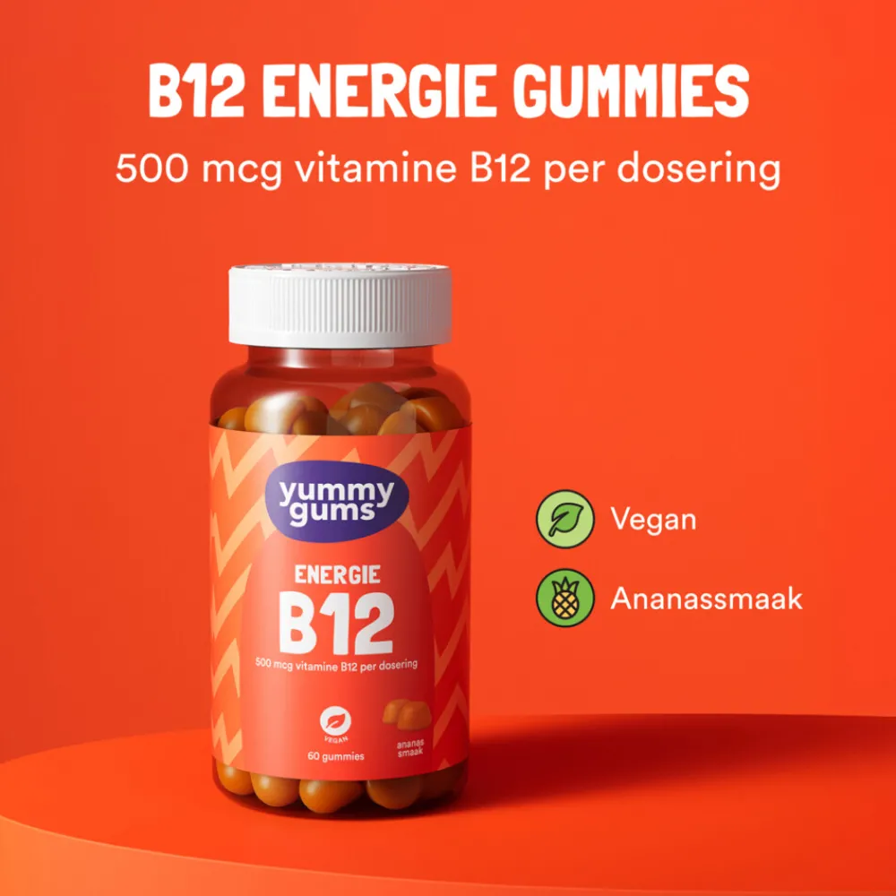 B12 Energie Gummies 60 stuks^Yummygums Online