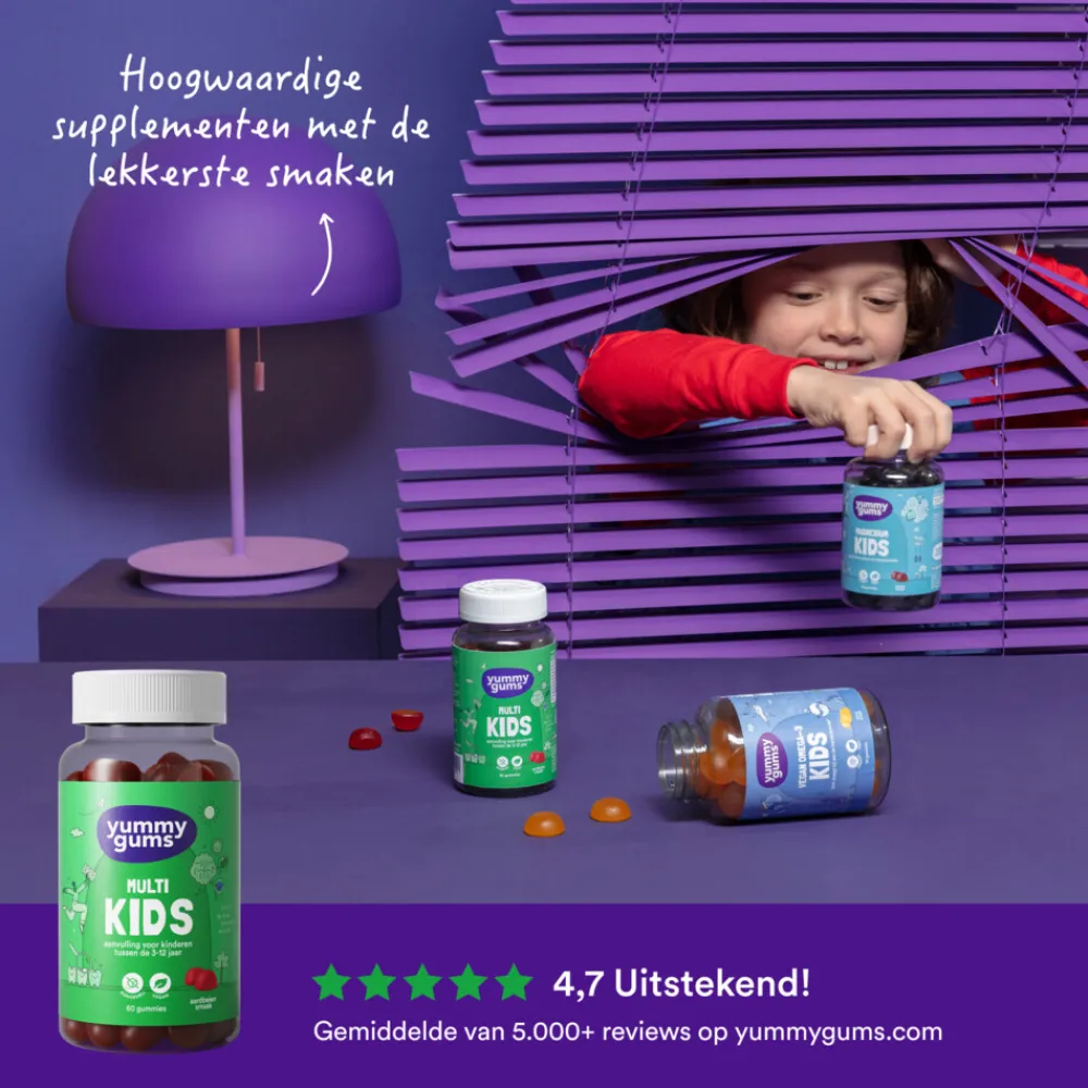 Vitaminen Kind<Yummygums Multi Kids 60 gummies