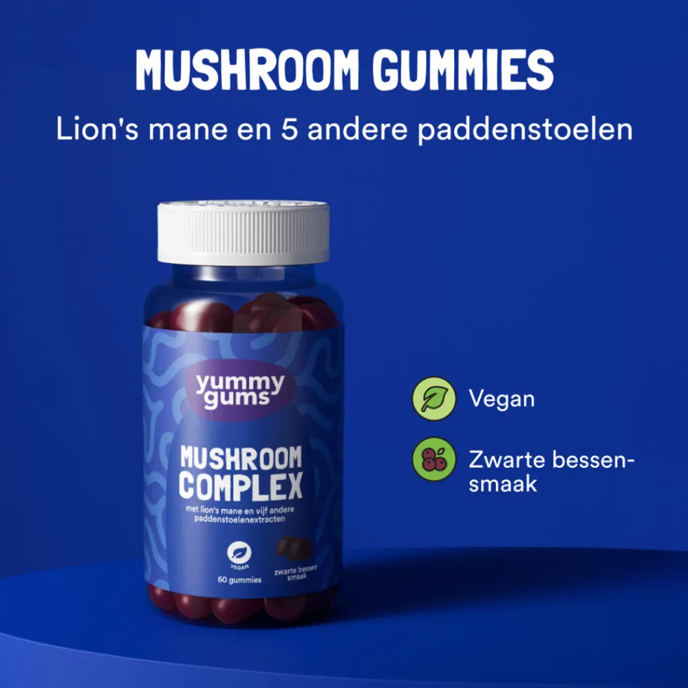 Online Mushroom Complex 60 stuks Vitaminen