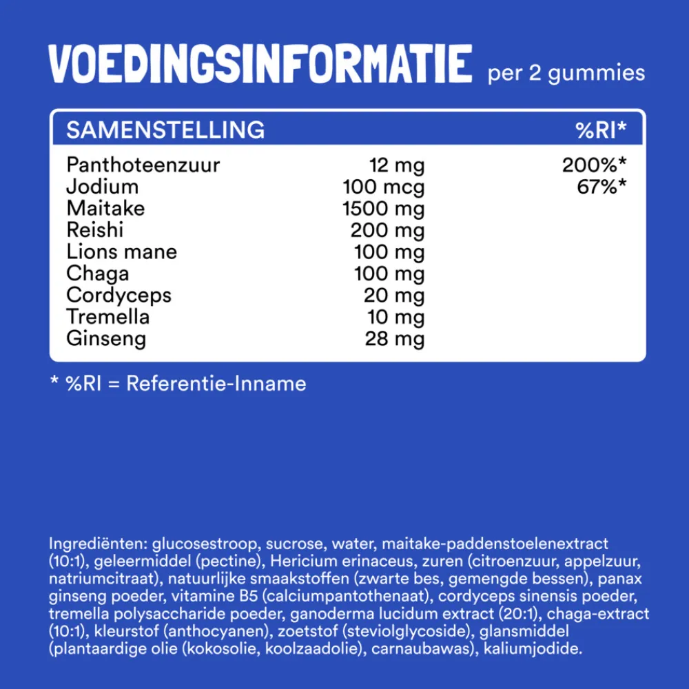 Online Mushroom Complex 60 stuks Vitaminen