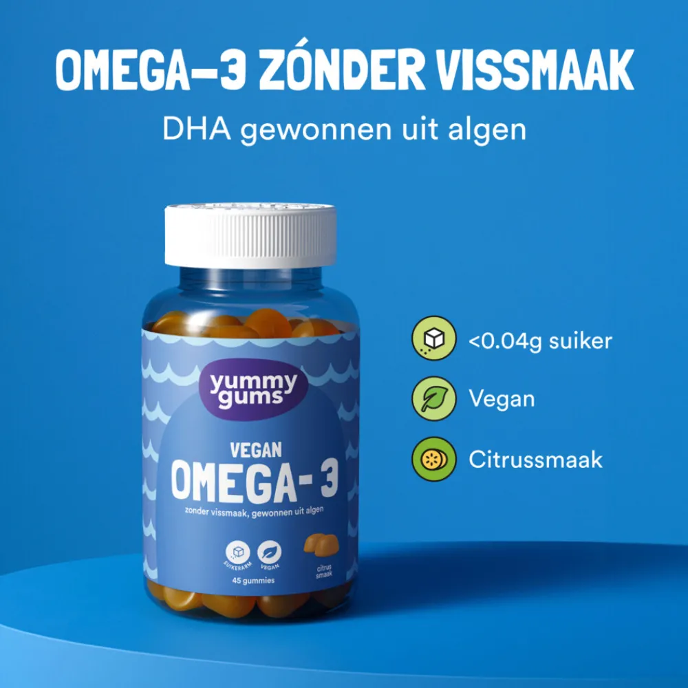 Vegan Omega-3 45 gummies^Yummygums Hot