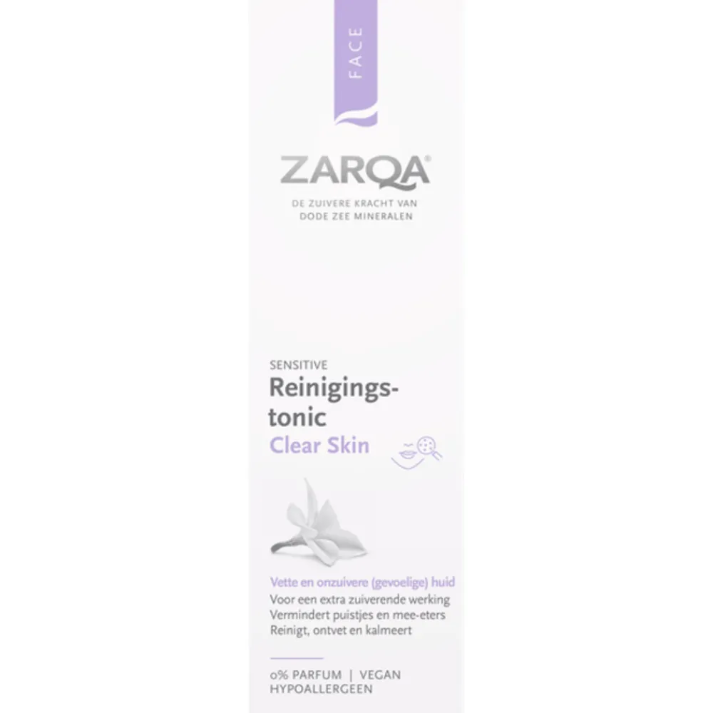 Reiniging<Zarqa Reinigingstonic Clear Skin 200 ml