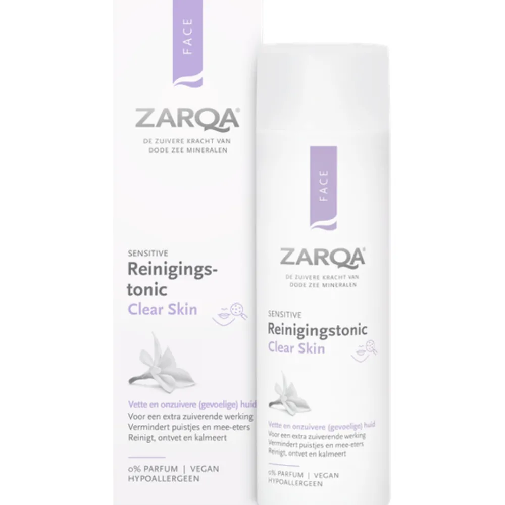 Reiniging<Zarqa Reinigingstonic Clear Skin 200 ml
