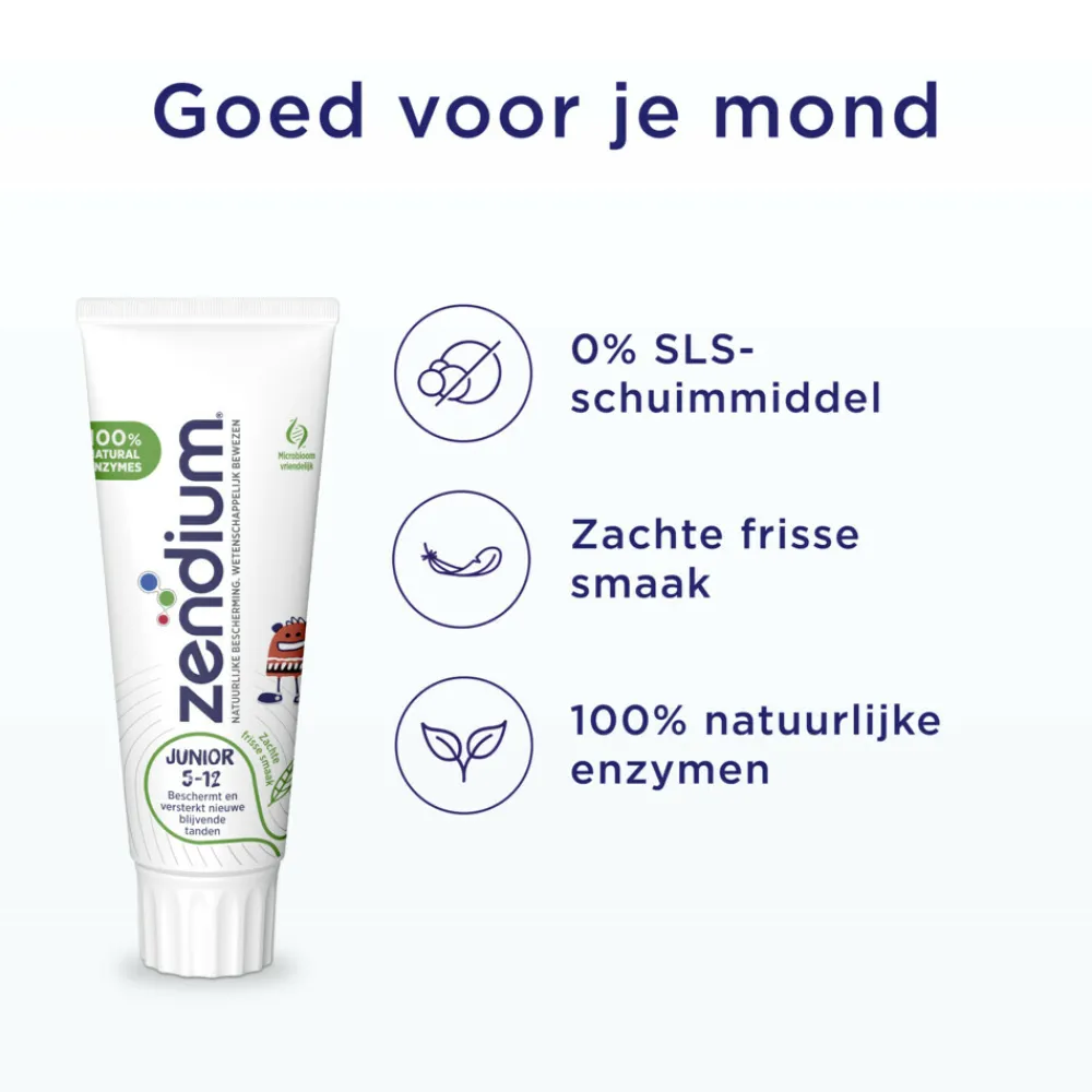 Mondverzorging|Specialistische Mondverzorging<Zendium Tandpasta Junior 75 ml