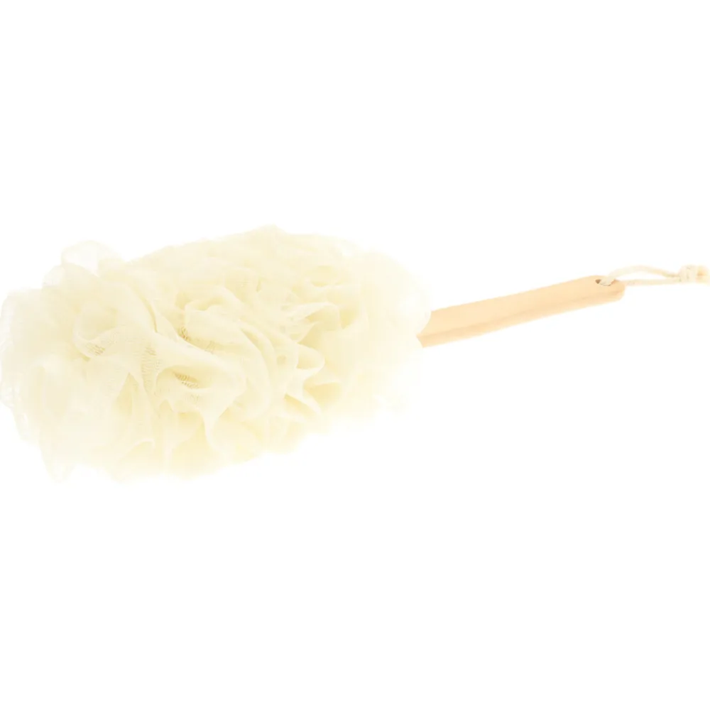 Clearance Bad Puff-Borstel Offwhite 1 Stuk Bad & Douche