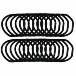 Discount Elastieken Dun Zwart 24 stuks Accessoires