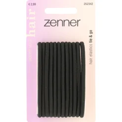 Accessoires<Zenner Elastieken Standaard Zwart 12 stuks