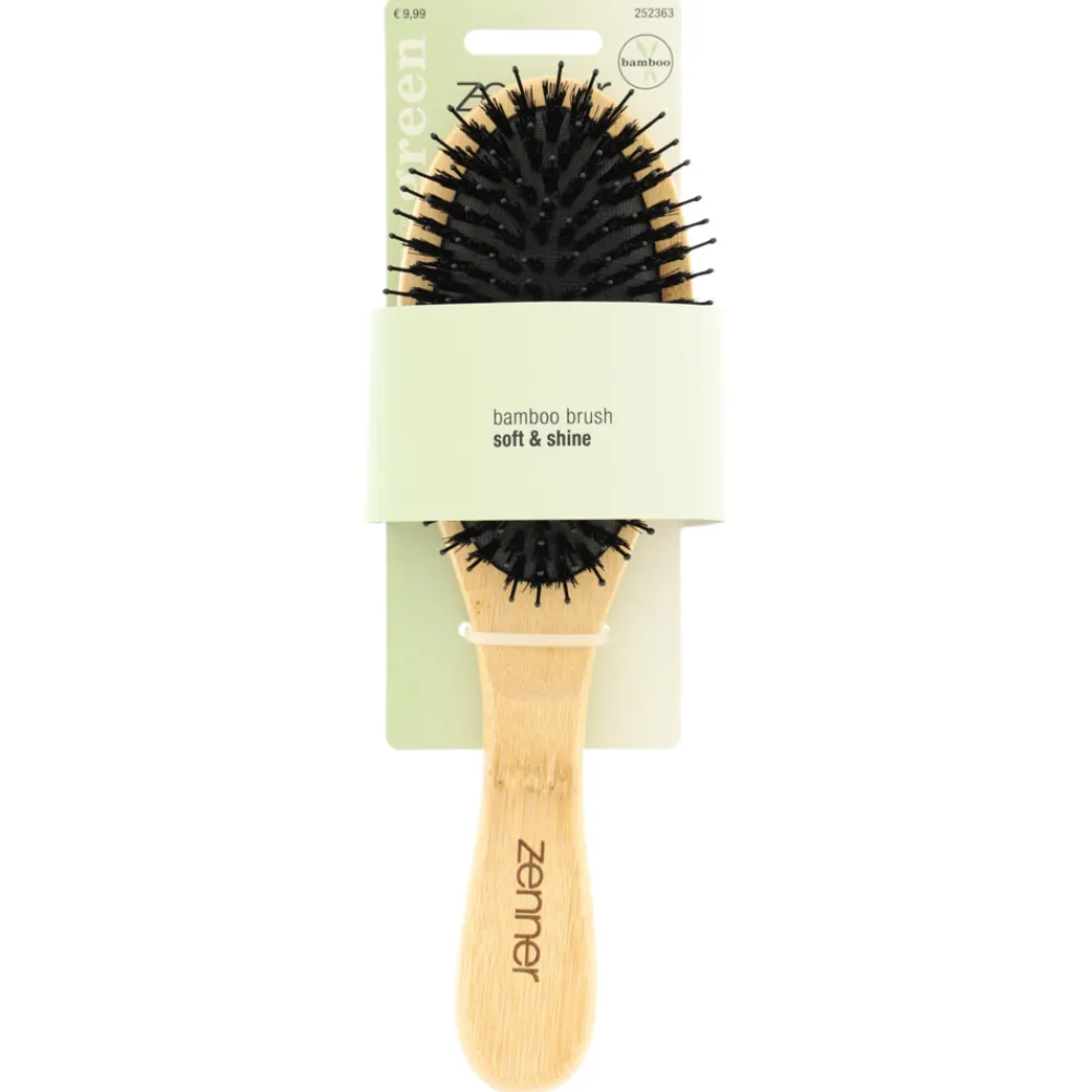 Accessoires<Zenner Haarborstel Bamboo Ovaal Mix Haar