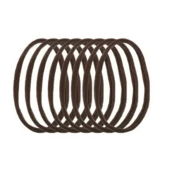 Haarelastiek Roll-up XXS Bruin 8 stuks^Zenner Best