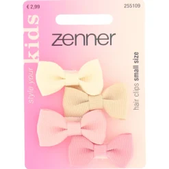 Accessoires<Zenner Kids Haarclip Strik Baby 4 stuks