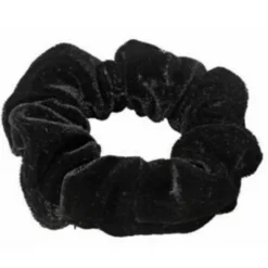 Sale Scrunchie Velvet Zwart Accessoires
