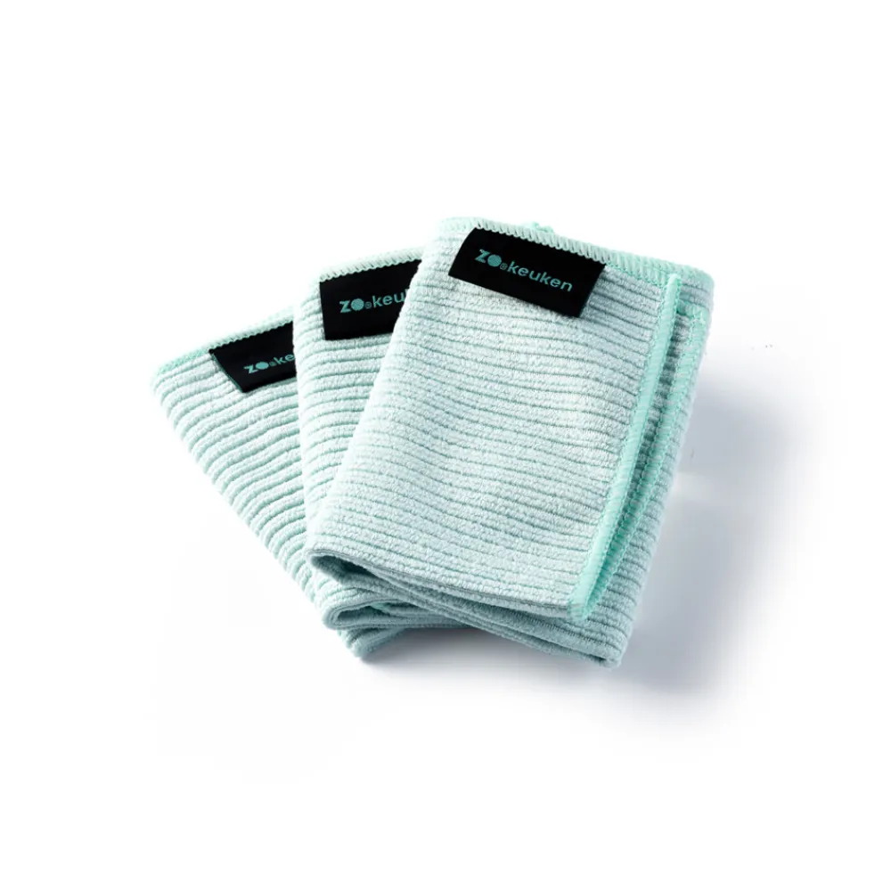 Microvezeldoeken Keuken Schoon 3 stuks^ZO Outlet