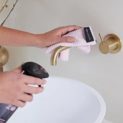 Clearance Microvezeldoeken Sanitair Schoon 3 stuks Schoonmaakdoekjes