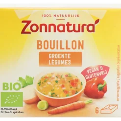 Soepen & Sauzen<Zonnatura Groentebouillon Tabletten Biologisch 6 x 11 gr