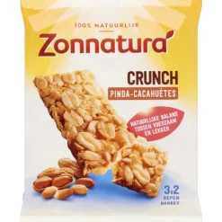 New Pinda Crunch Biologisch 3 x 45 gr Sportvoeding & Drank