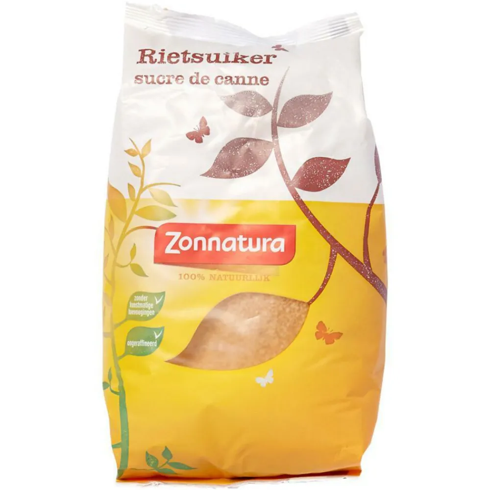 Rietsuiker ruw 750 gr Siropen & Zoetstoffen