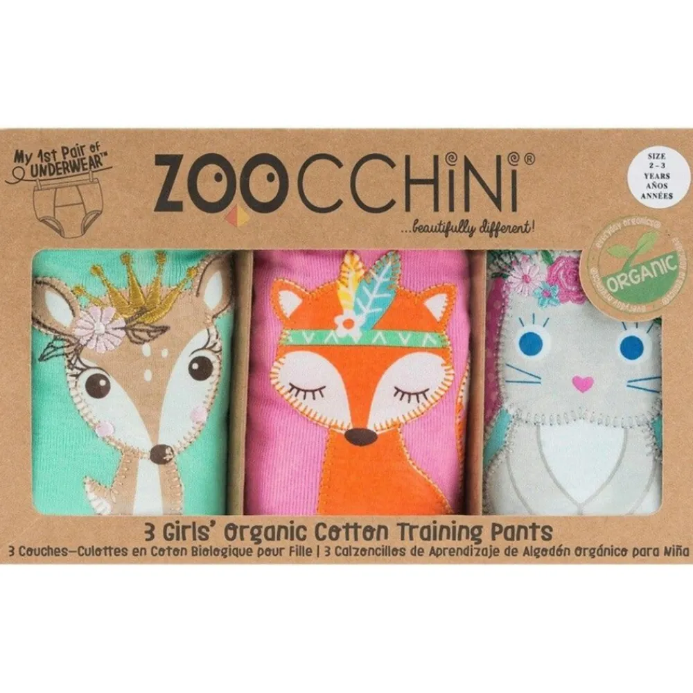 Sale Oefenbroekjes 3-4 jaar Woodland Princesses 3 stuks Zindelijkheidstraining