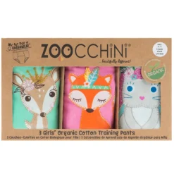 Oefenbroekjes 2-3 jaar Woodland Princesses 3 stuks^Zoocchini Online