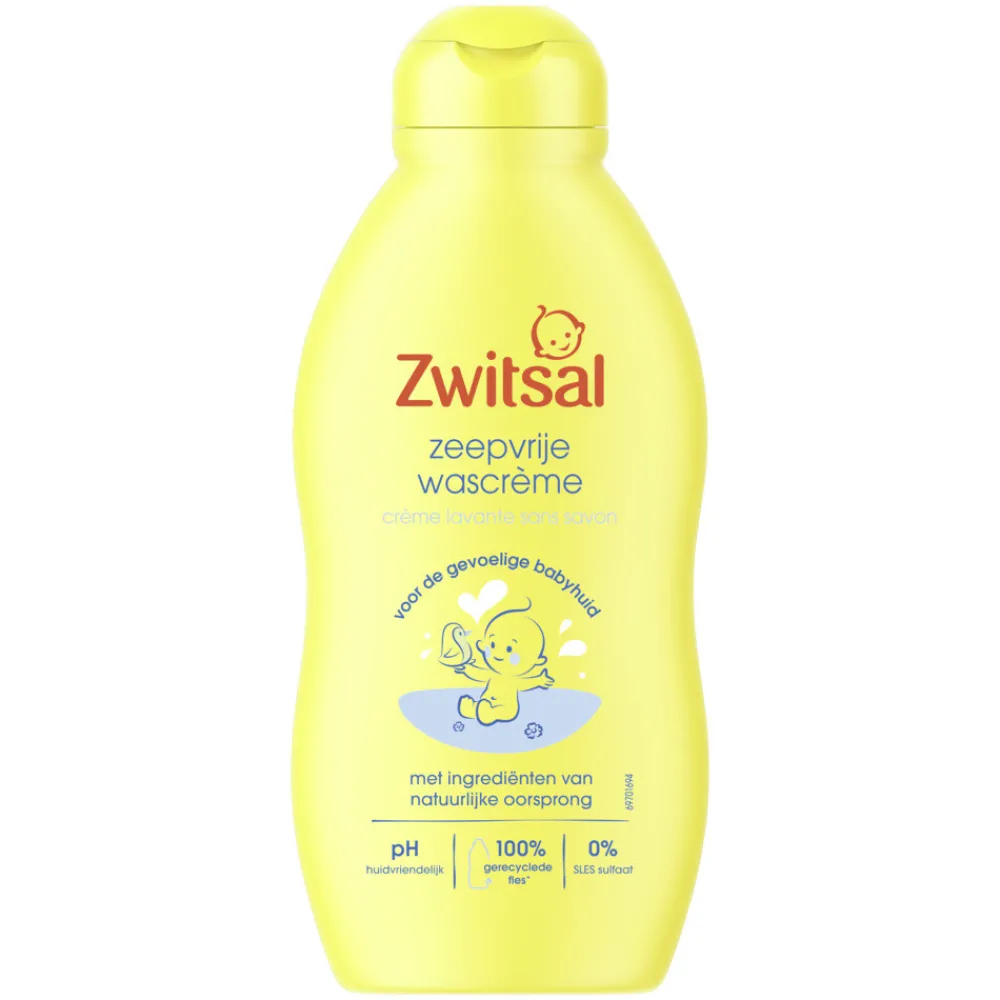 Zeepvrije Wascrème 200 ml^Zwitsal Outlet